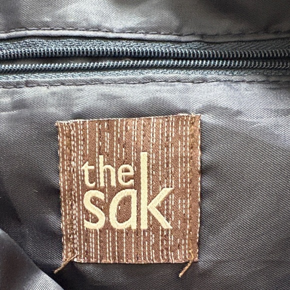 The Sak Red White & Navy Crochet Shoulder Bag - Picture 4 of 7